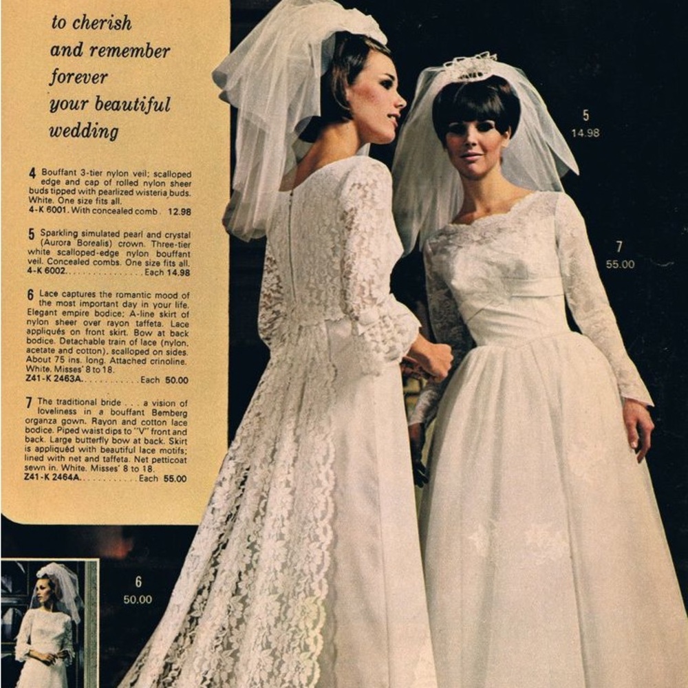 Vintage White Lace Wedding Dress